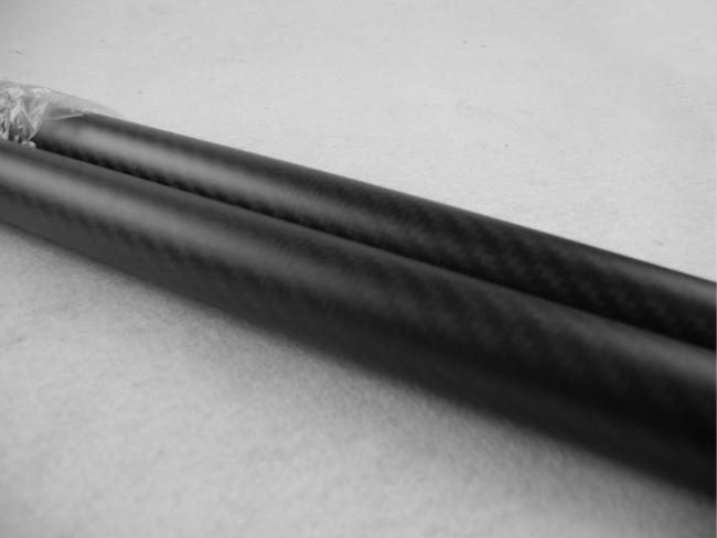 ( OD)25mm * 23mm(ID) * 500mm matte surface Carbon Fiber Tube for rolling tubing