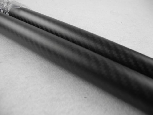 ( OD)25mm * 23mm(ID) * 500mm matte surface Carbon Fiber Tube for rolling tubing
