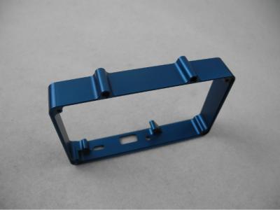 China Cobalt blue aluminum Enclosure CNC Advanced equipment CNC machined parts for sale