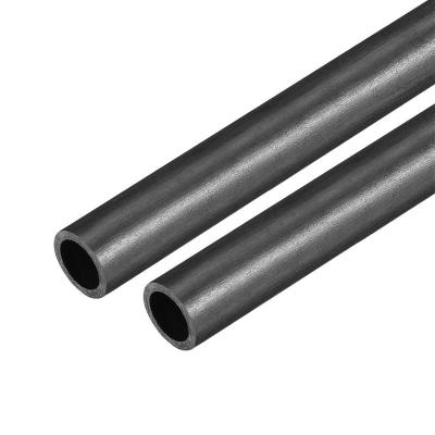 China Plain Epoxy Pultruded Carbon Fiber Tube Small Tolerance Range for sale