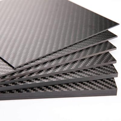 China Epoxy Resin Matrix UV Resistant Carbon Fiber Plate Corrosion Resistance Twill Weave Carbon Fiber Panel for sale