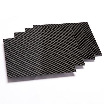 China Placas de fibra de carbono 100% 1,5 mm x 500 mm x 500 mm - Folha de CFRP à venda