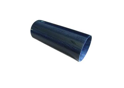 China Round Twill Glossy Carbon Fiber Tube / Piping use in Telescopic Pole for sale