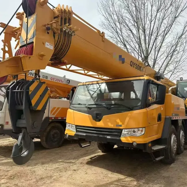 95% New Used Original 50ton Crane Truck Xct50 2021 Year Second Hand Used China Truck Cranes