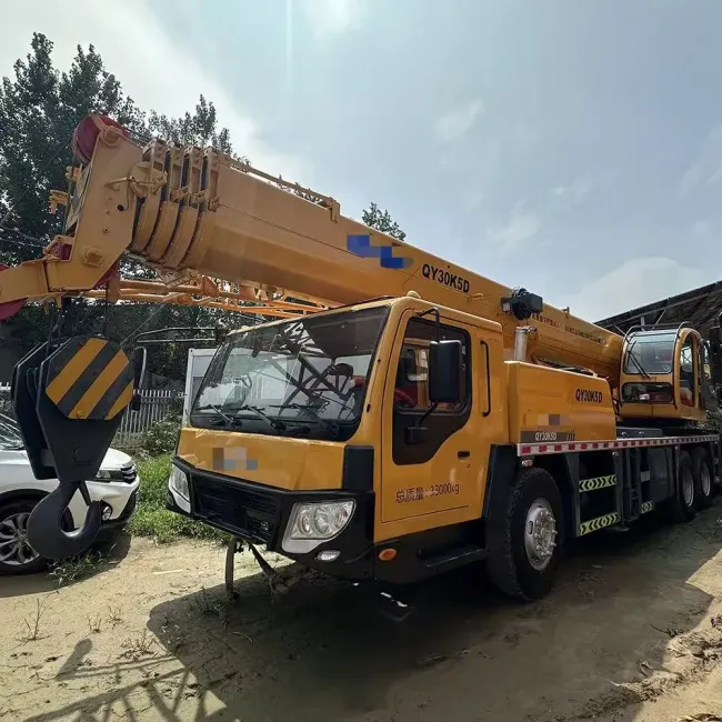 Second Hand Original Qy30K Mobile Crane Good Condition 30 Ton Used Truck Crane