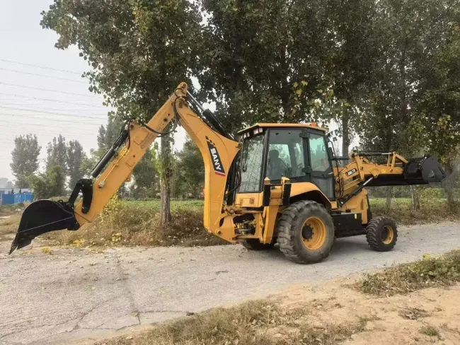 2022 Second-Hand Sany Bhl 95 Wheeled Excavator Loader 9 Ton Backhoe Loader