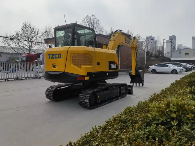 Free Shipping Brand New Tzco Tz60 Mini Excavator 6ton High Quality Crawler Hydraulic Digger Engine Motor Machinery From China