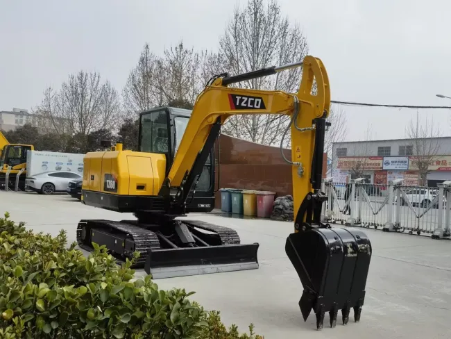 Used Good Condition Mini Small Excavator Tzco 60 with High Quality Digger Crawler Excavator for Sale