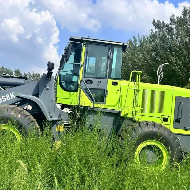 Factory Price 6 Ton Electric Loader Battery Electric Wheel Loader with Optional Attachments