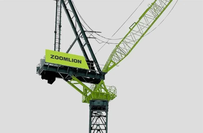 Infrastructure Projects Lifting Equipment Zoomlion 5610-6 Tower Crane for Industrial Plant Construction