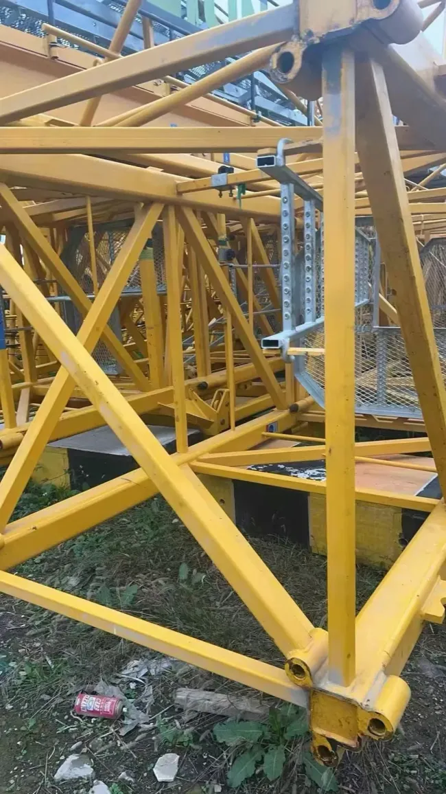 200m High Lifting Height Zoomlion Zoomlion 6015-8 Tower Crane Industrial Lifting Equipment