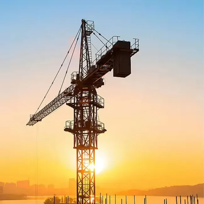 Hot Sale The Second Used Zoomlion Construction Building Equipment Tower Crane Qtz100 6013 8 Ton with CE