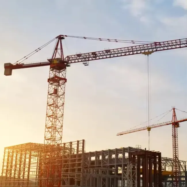 Hot Sale The Second Used Zoomlion Construction Building Equipment Tower Crane Qtz100 6013 8 Ton with CE