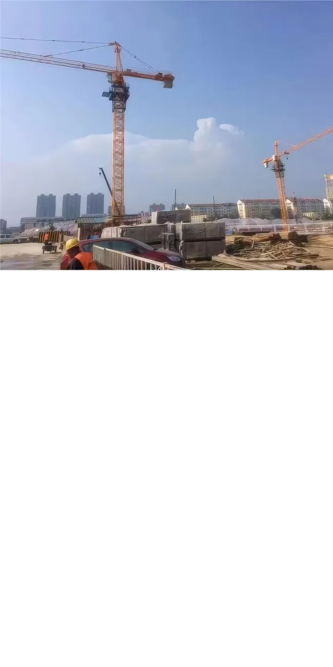 The Used Construction Building Qtz80 6 Ton 5013 Tower Crane Zoomlion