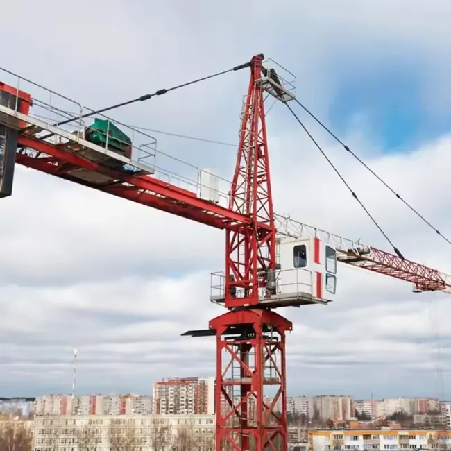 Hot Sell Zoomlion The Second Used Construction Building Tower Crane Qtz100 6013 8t