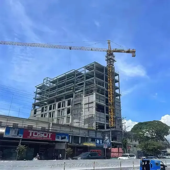Hot Sell Zoomlion The Second Used Construction Building Tower Crane Qtz100 6013 8t
