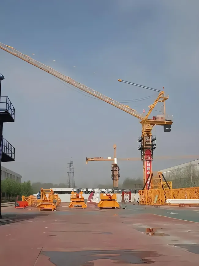 The Used Factory Price Qtp Series 80 5610 6t China Cheap Price Static Tower Crane Zoomlion