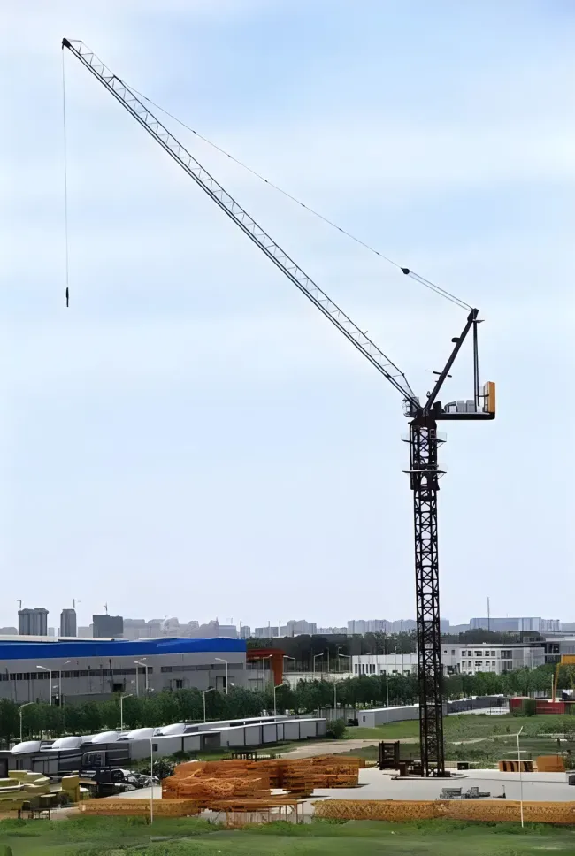 The Used Factory Price Qtp Series 80 5610 6t China Cheap Price Static Tower Crane Zoomlion