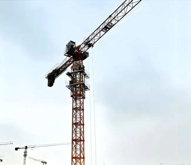 The Used Factory Price Qtp Series 80 5610 6t China Cheap Price Static Tower Crane Zoomlion