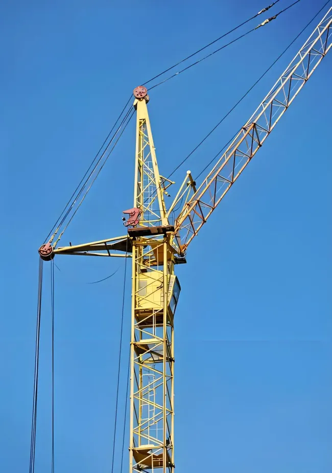 The Second Used 5610 6t China Factory Qtp Series 80 China Cheap Price Static Tower Crane Zoomlion