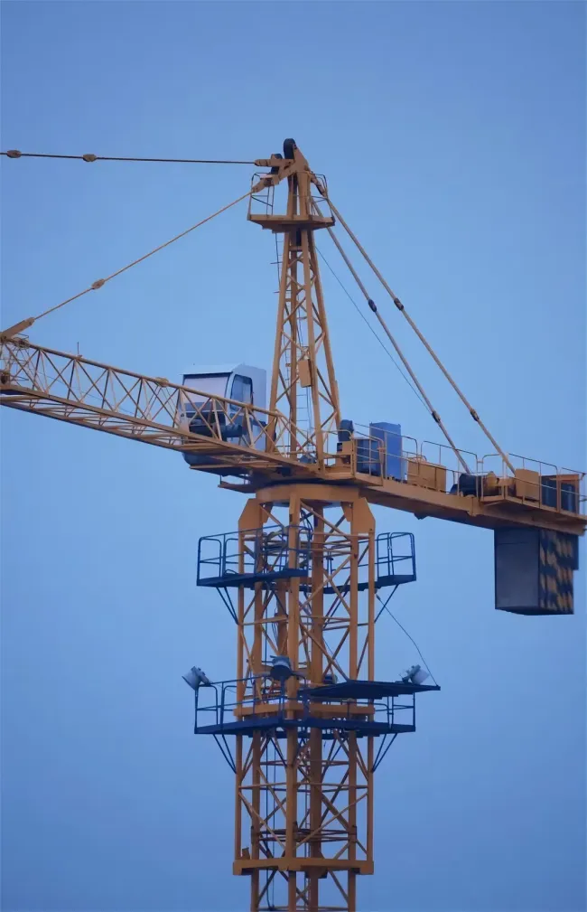 The Used Zoomlion Qtz63 (5013) Height 40m 6t Construction Topkit Tower Crane