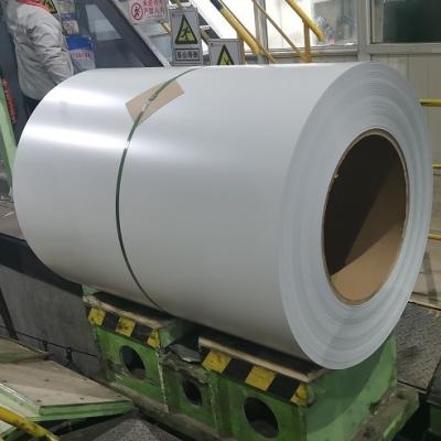 China Beckers Frost White Pre-Painted Galvalume Steel Coil AZ150 PPGL DX51D 10 years warranty export to south africa for sale