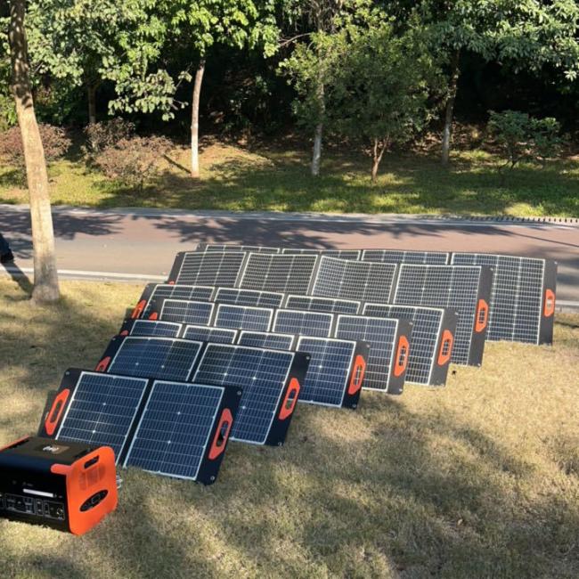 Flexible Foldable Polycrystalline Silicon Solar Panel 300W PV Module Solar Cell System