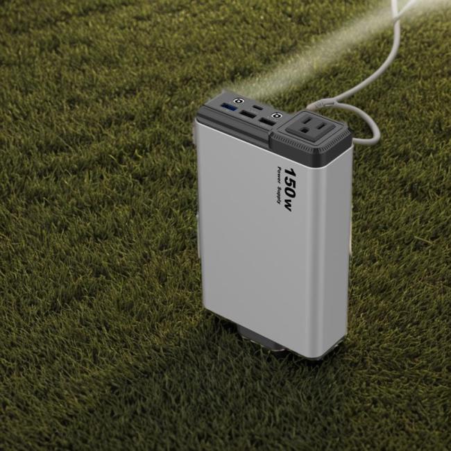 150W 115wh Outdoor Camping Family Emergency Energy Storage Power Station Balcony Mobile Power Supply