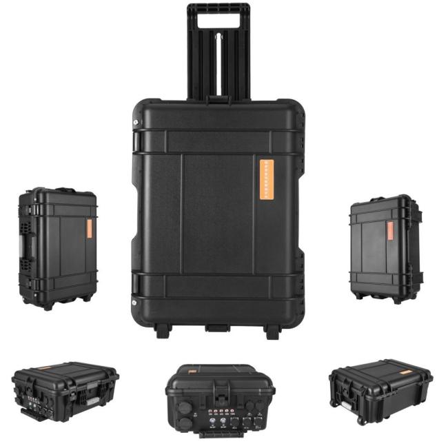 2024 The Newly Designed Portable Solar Power Generator for Outdoor Activities Can Be Charged with Mobile Phone Appliances