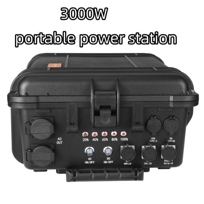 Portable Energy Storage Power Supply 3000W Large Capacity Outdoor Solar Power Station