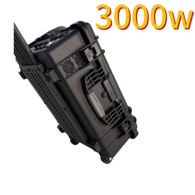 Outdoor Camping RV Work Social Media Solar Generator 3000W Uninterruptible Power Station