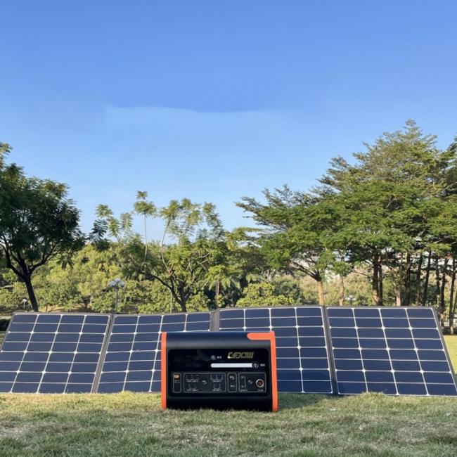 2048wh Lithium Iron Phosphate Battery Home Emergency Travel Backup Power Portable Rechargeable Solar Power Station