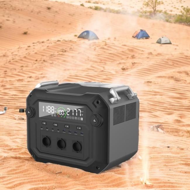 High Power Mobile Power Multiple Protection 2500W 110V 120V Solar Generator Household Portable Power Station