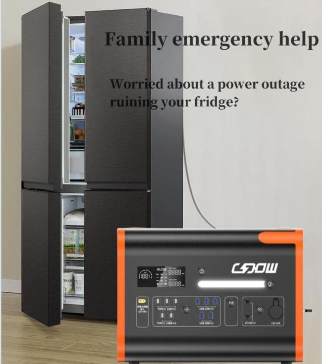 UPS Uninterruptible Power Supply 2000W Bidirectional Fast Charge Mobile Energy Storage Household RV Emergency Portable Power Station