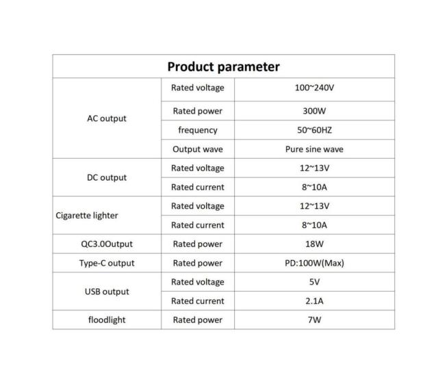 220V Mobile Power Supply Solar Portable 300W Emergency Generator Outdoor Power Station