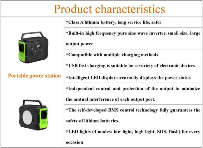 200W 600W 2200W Solar Portable Mobile Power Outdoor Emergency Power Station