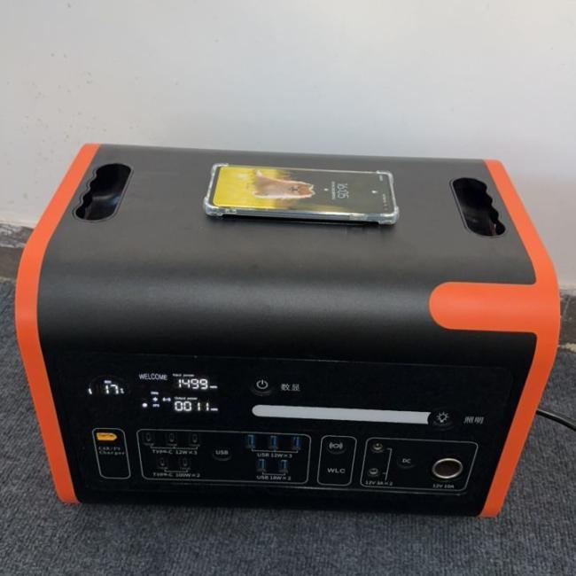 High Quality Portable Power Supply 1800W UPS Mobile Power Station Solar Panel