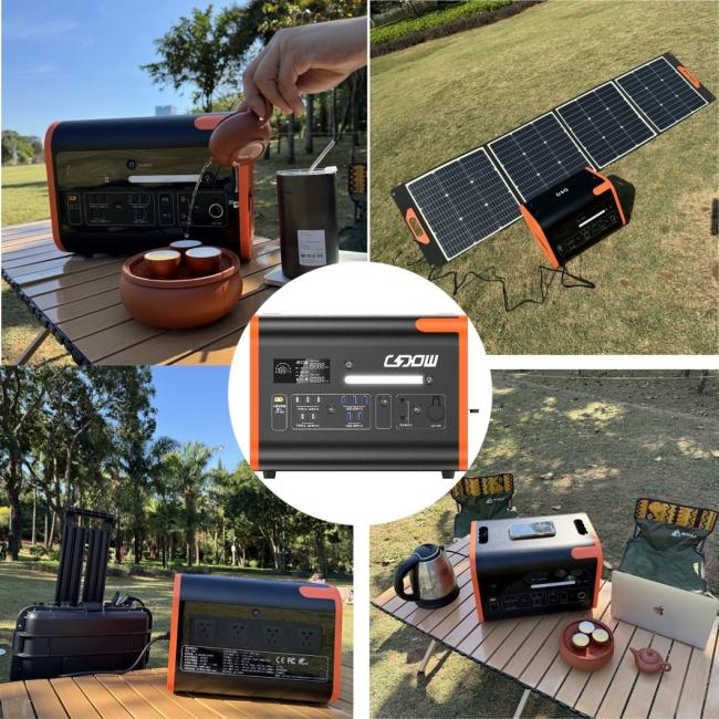 Outdoor Power Solar Generator 2048wh 2200W Portable Mobile Energy Storage Power Station
