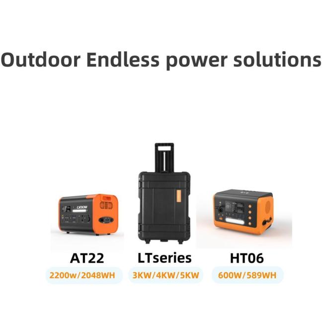 5000W/100ah Outdoor Large Capacity Lithium Battery Solar Power Station