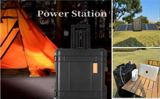 Large Capacity 5000W Portable 110V/220V AC/DC Portable Energy Storage System with USB Power Station