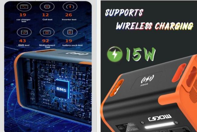 Upgraded 2400W/2048wh/110V/230V Outdoor Solar Generator Power Station