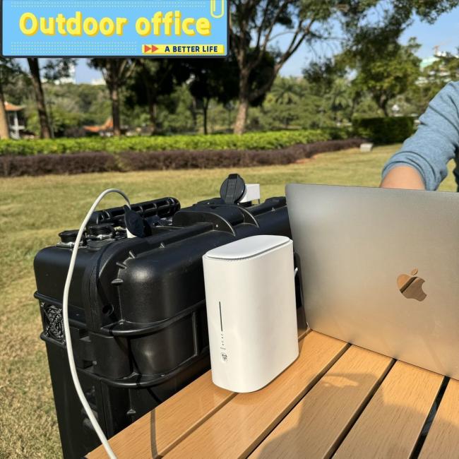 Outdoor Emergency Standby Mobile Power Solar Generator 7000W Power Station
