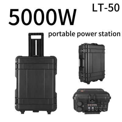 China 3600W Home Solar Generator 5000W Fast Charging Lithium Battery Power Generator for sale