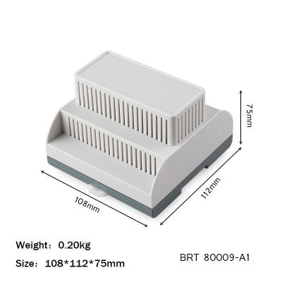 China 108*112*75mm Fireproof Din Rail Enclosure For Industry Instrument Enclosure Control Box for sale