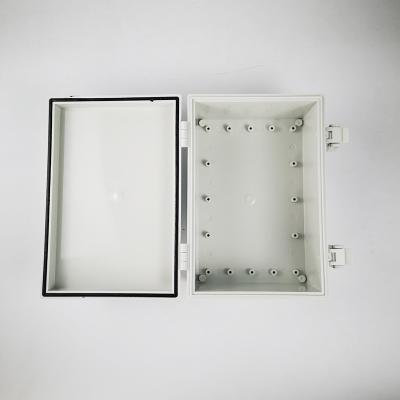 China Transparent Lid 250x170x10mm Hinged Plastic Enclosures for sale