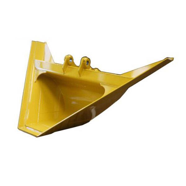 Trapezoidal trenching bucket