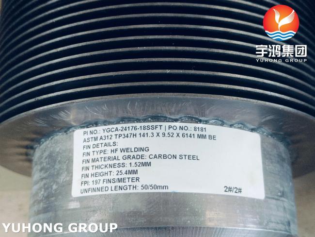 High Frequency Welding Fin Tube TP347H for waste heat recovery systems