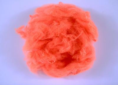 China Industrial Red Polyester Pet Staple Fiber 5D*51MM For Garment Fabric for sale