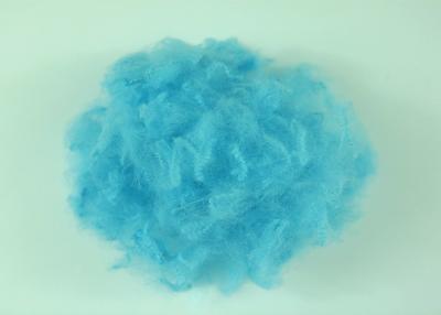 China 3D*38MM Recycle Cationic Polyester Fiber , Polyester Staple Fiber For Carpet for sale