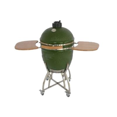 China Green Egg Outdoor Porcelain 24 Inch Kamado Grill for sale
